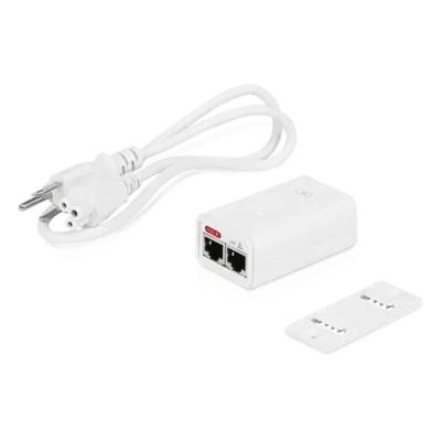 Adaptador PoE Gigabit UBIQUITI POE-24-7W-G-WH de 24 VDC