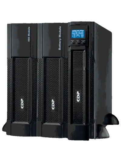 CDP UPO22-6RT AX   / 6000VA / 6000W / Ventiladores controlados por nivel de carga / Voltaje de entrada 220VCA / Puerto RS232 / Para torre o rack / Requiere servicio de arranque / SOBRE PEDIDO