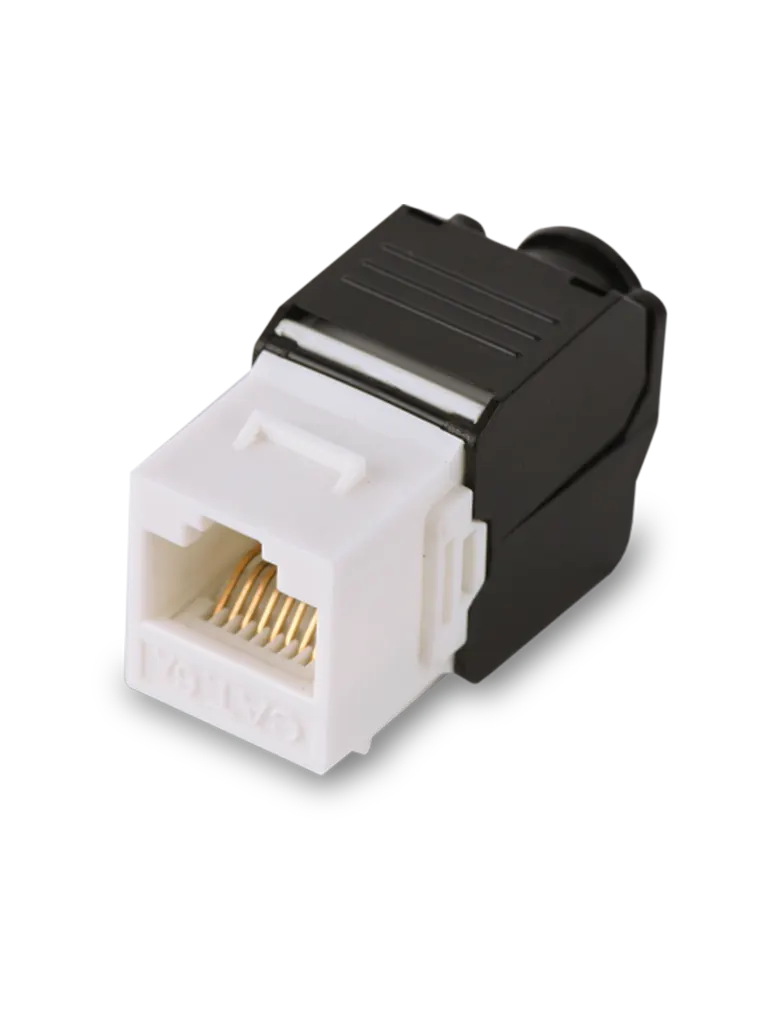 Módulo jack keystone SAXXON M242-C5 RJ45 Cat 5e blanco