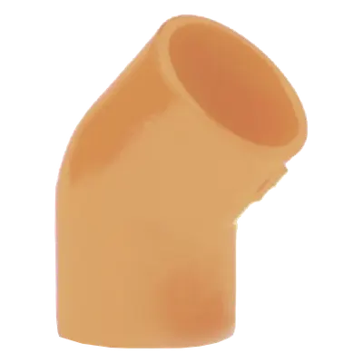 Codo de 45° XTRALIS VP-ELB-45 para Tubería de ¾" - Paquete de 10 Piezas