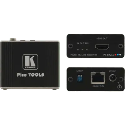 Receptor Compacto HDMI 4K HDR | PoC sobre DGKat 2.0 | Largo Alcance