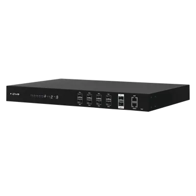 Terminal de línea óptica Ubiquiti UF-OLT con 8 puertos GPON