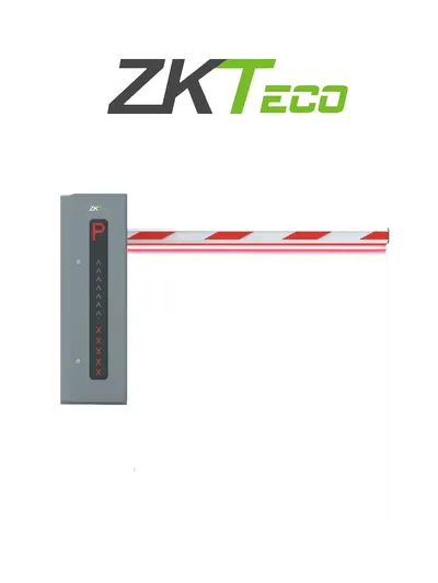 ZKTECO PROBG3030LLED - Barrera Vehicular  Izquierda de Alto Desempeño con Servo Motor / Brazo  LED de 3 metros / 0.9 Segundos / Bajo Mantenimiento / 24  VDC
