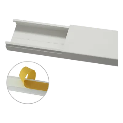 Canaleta THORSMAN TMK-1735-SD-CC adhesiva de PVC, 35 x 17 mm