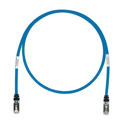 Cable patch cord PANDUIT STP6X25BU Cat6A S/FTP de 7.62 m
