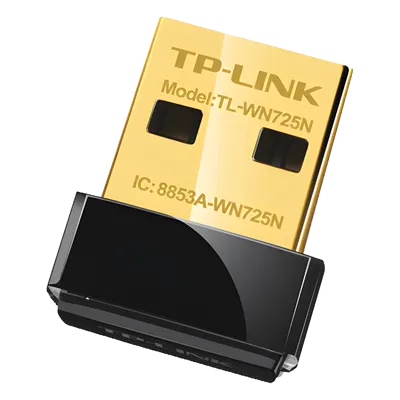 Adaptador USB Wi-Fi TP-LINK TL-WN725N nano de hasta 150 Mbps