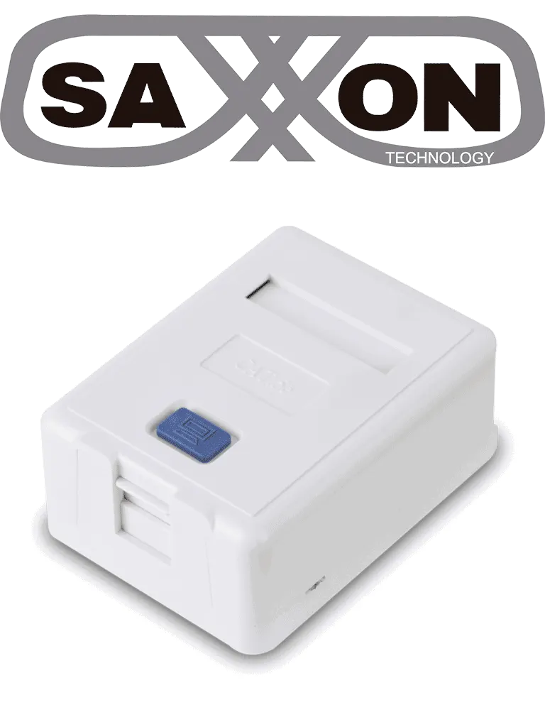 Caja de montaje superficial SAXXON A166-1 para jack UTP Cat 5E