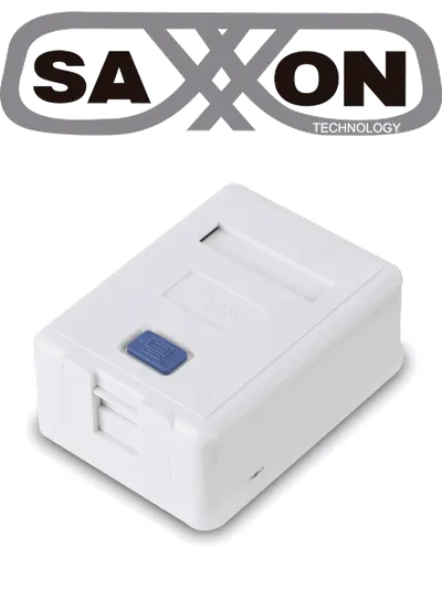 Caja de montaje superficial SAXXON A166-1 para jack UTP Cat 5E