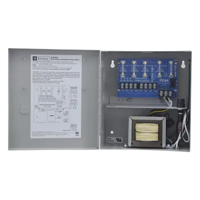 Fuente de Poder CCTV / 4 Salidas / 24 Vca @ 3.5 A o 28 Vca @ 3 A / 115 Vca / NEMA 1