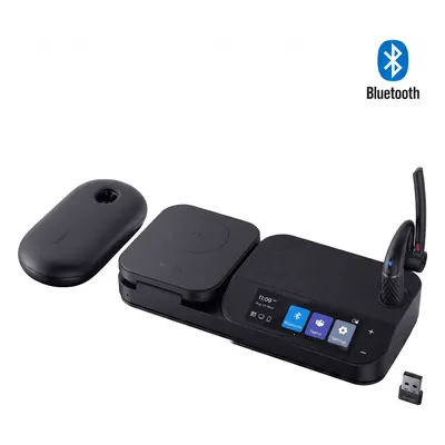 Auricular Bluetooth mono YEALINK BH71 Workstation Pro con estación táctil