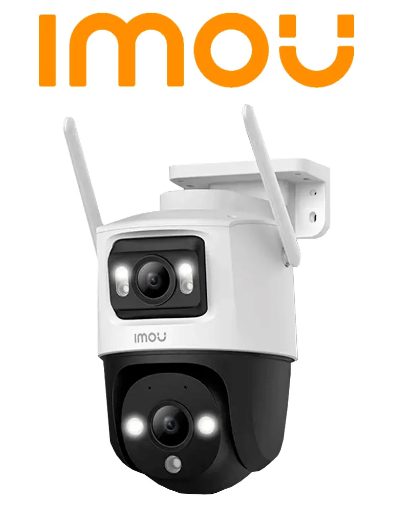 Cámara IP dual IMOU Cruiser Dual 8MP con movimiento PT y Wi-Fi