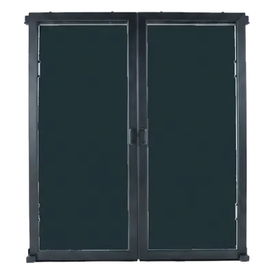 Puertas Selladas para Pasillo / 48 in (1219 mm) / Montaje Magnético sin Herramientas / Policarbonato y Acero / Negro RAL 9005