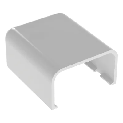 Tapa final PANDUIT ECF10WH-X blanca para canaleta LD10