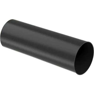 Tubo termorretráctil / Pared delgada / 2 in diámetro / 4 ft (1.2 m) / Negro