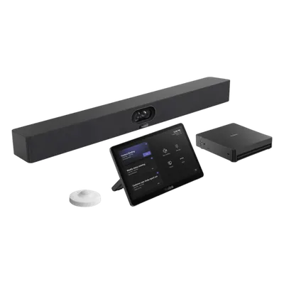 Sistema de Videoconferencia / Intel Ultra5 125H con NPU / Dual Cámara 48 MP / Audio 6 m (19.7 ft) / Pantalla Táctil 11.6" / Microsoft Teams Nativo / PoE CAT5e