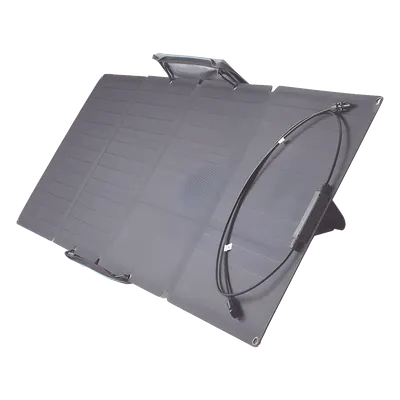 Módulo Solar Portátil y Flexible de 100W Recomendado para Estaciones Portátiles EFD330, EFD350 ó EFD500 / Ajuste de Ángulo / Carga Eficiente / Incluye Cable XT60 a MC4