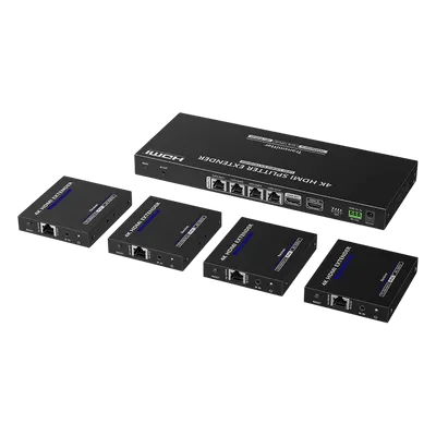 Extensor y divisor HDMI EPCOM TITANIUM TT-824N para 4 pantallas 4K