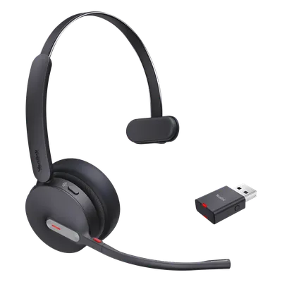 Diadema Inalámbrica / DECT + Bluetooth 5.2 / Alcance 150m (492 pies) / 32h Autonomía / Mono UC Plug-and-Play