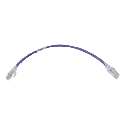 Patch cord Cat6 UTP SIEMON MC6-01-08 de 0.3 m, violeta