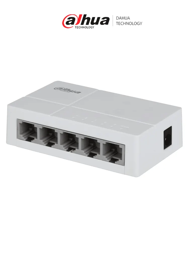 Switch de escritorio Dahua DH-SF1005L de 5 puertos Fast Ethernet