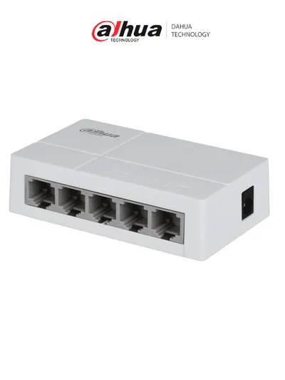Switch de escritorio Dahua DH-SF1005L de 5 puertos Fast Ethernet