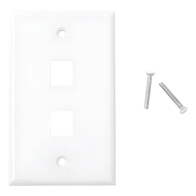 Placa de pared LINKEDPRO LP-FP-17 para 2 módulos keystone