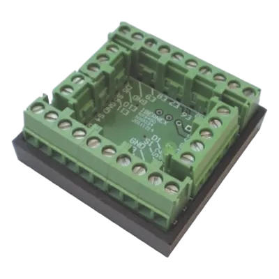 Módulo de Entradas/Salidas Digitales / 11 EN + 5 SAL / Colector Abierto 2A/48VDC / RS485 / 39x39x16 mm / 1.53x1.53x0.63 in