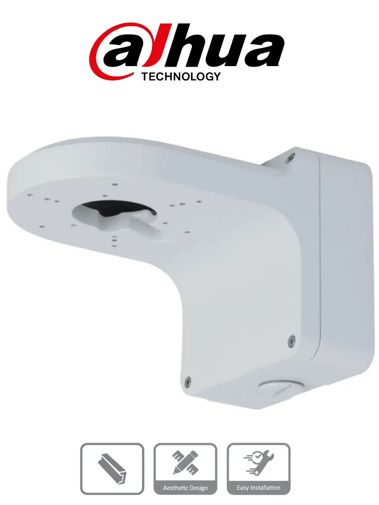 Brazo de pared Dahua PFB206W para cámaras domo, de aluminio