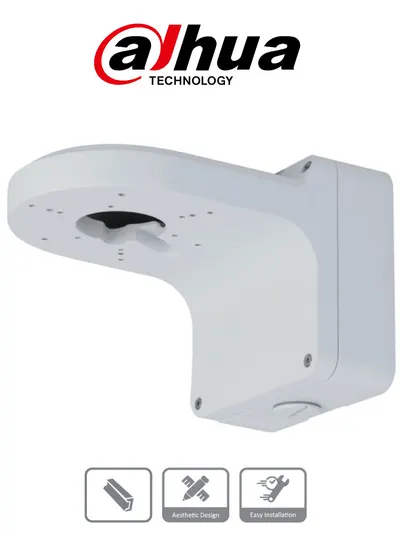 Brazo de pared Dahua PFB206W para cámaras domo, de aluminio