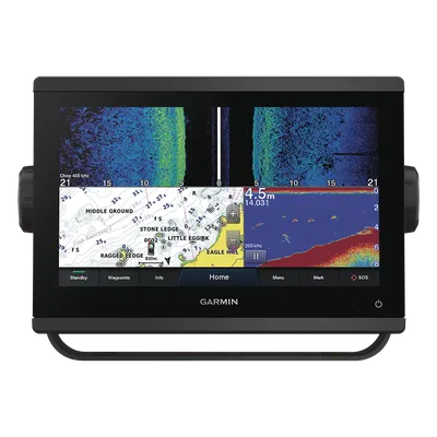 Plotter con Ecosonda / Pantalla Táctil 9" / CHIRP ClearVü SideVü / Potencia 1 kW / GPS GLONASS 10 Hz / Red NMEA 2000