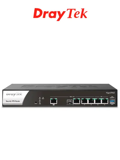 Router multi-WAN DRAYTEK VIGOR2962 para redes seguras de PyMEs