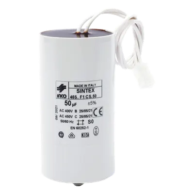 Capacitor FAAC 6020662 de 50 µF para operadores 741 y Blizzard900