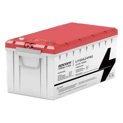 Batería LiFePO4 EPCOM POWER LINE LI100A24PRO de 25.6 V y 100 Ah