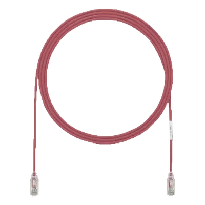 Cable de parcheo Cat6A PANDUIT UTP28X3RD rojo de 0.91 m