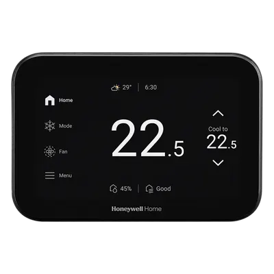 Termostato inteligente Honeywell Home Resideo THX1200B6 con pantalla táctil de 5 pulgadas