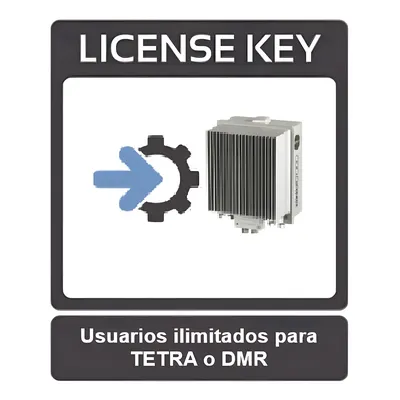Licencia / Usuarios Ilimitados / TETRA-DMR / Perpetua / Alta Disponibilidad
