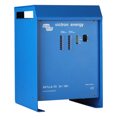 Cargador de Baterías Marino / 24 V / 100 A / Entrada Universal 90-265 VCA y 90-400 VCC / Bancos 500-1000 Ah / Homologación GL Categoría C EMC1