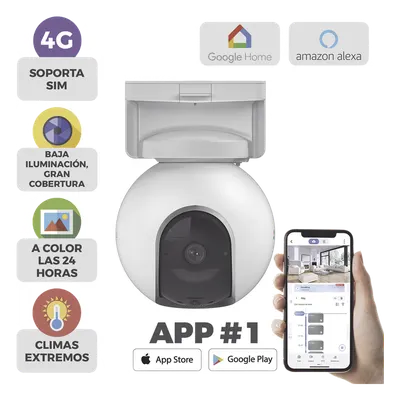Cámara de seguridad EZVIZ CS-EB8/4G 4G con visión nocturna a color