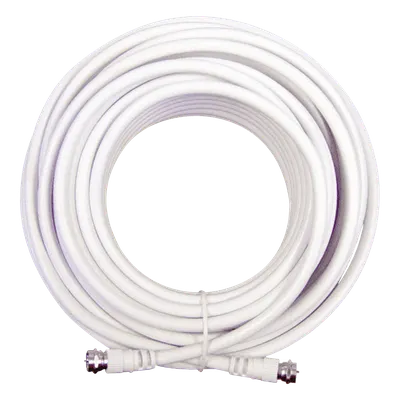 Jumper Coaxial / RG-6 / 6.09 m (20 pies) / Conectores F Macho / 75 Ohm / Interior y Exterior