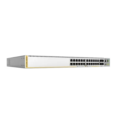 Switch L3 Stackable / 24x Gigabit-T / 4x SFP+ 10G / Fuente redundante integrada / TAA Compliant