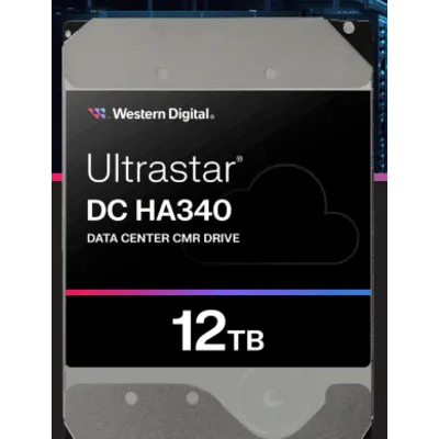 Disco duro empresarial WD Ultrastar DC HA340 de 12 TB para operación 24/7