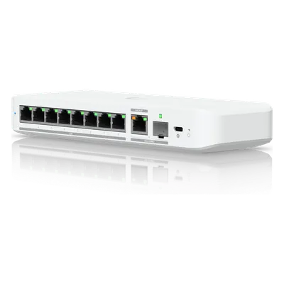 Switch administrable Ubiquiti USW-FLEX-2.5G-8 con 8 puertos 2.5GbE