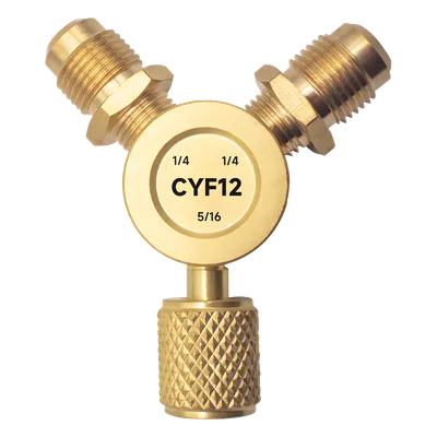 Conector Y EPCOM CYF-12 para recuperación y evacuación de refrigerante