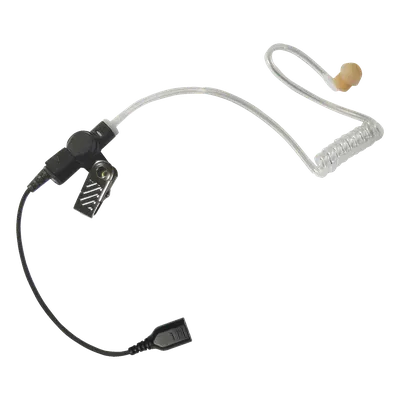 Auricular de Tubo Acústico / Cable de Fibra Trenzada / Conector SNAP Tipo Mirage / Inserto Auditivo Rosa