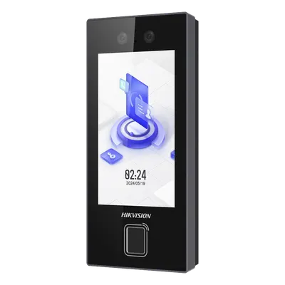 Terminal de control de acceso Hikvision DS-K1T344EBFWX-E1 con reconocimiento facial