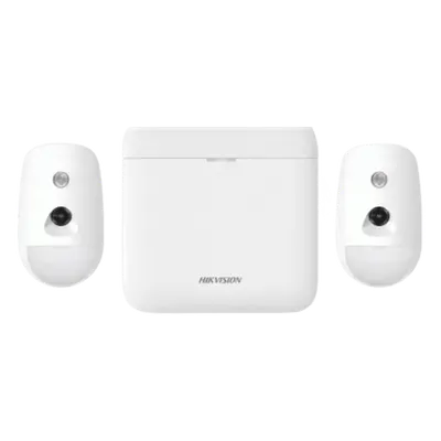 Kit de alarma Hikvision AX PRO con 96 zonas y videoverificación