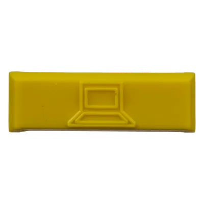 Iconos de identificación Panduit CIDYL-C amarillos para jacks Mini-Com