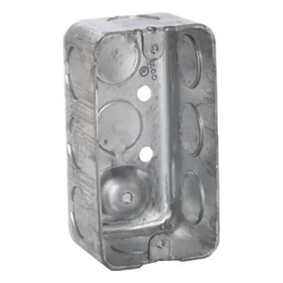 Caja de conexión galvanizada RACO HUB-660 de 4x2 pulgadas