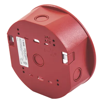 Caja de Montaje en Techo SYSTEM SENSOR SBB-CRL, Diseño Compacto y Color Rojo