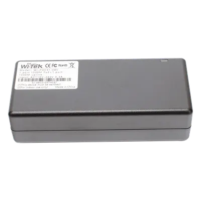 Inyector PoE WI-TEK WI-POE51-48V Gigabit de 30 W y 48 V